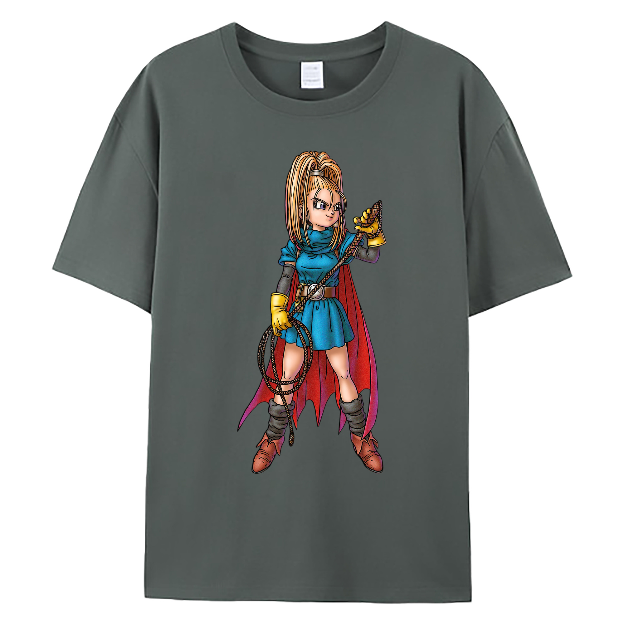 （画像用） ドラゴンクエスト Doragon Kuesuto Dragon Quest 綿100％ メンズ半袖Tシャツ｜肌触りやわらか＆通気性